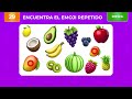 Encuentra el raro | Edición Fruta 🍎🥑🍉| Fácil, Medio, Difícil