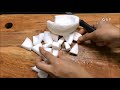 Easiest way to remove coconut flesh from the shell