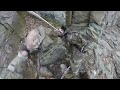 Drone UAV GoPro Footage of Rappelling Training Exercise