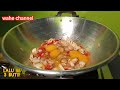 Masak sederhana Orak arik Jamur Telor