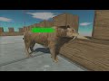 ESCAPE FROM ALIEN HIPPO - LAST SURVIVOR - MAZE COURSE - ARBS - Animal Revolt Battle Simulator