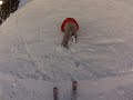 negligent snowboarder hits skier from behind
