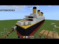 How to build the titanic in Minecraft part 8 (final how to build the titanic video)