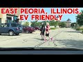 Friendly Electric Vehicle city, East Peoria Illinois