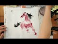 Chinese Painting Tutorial Single Horse