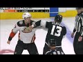 3 FIGHTS IN 4 SECONDS - Ducks vs Kings brawl January 13, 2018 HD