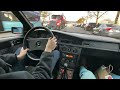 1989 Mercedes 190e Evo I: Driving Video