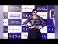 Mannara Chopra Stunning Black Outfit | Nexa Academy Award | Fashion Diva