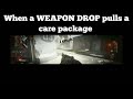 killing someone with a WEAPON DROP...
