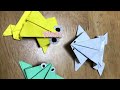 Make a frog out of high-flying paper, super easy to fly