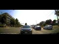 BMW driver tries to turn left from an oncoming lane. Surprise! BMW turn signals DO work!