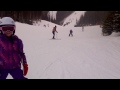 girls skiing 2