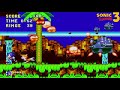 Sonic 1, 2 & 3 Prototype Comparison (First Zone)