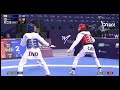 Sonam Rawal(IND) vs Skylar Park(CAN) at the Baku 2023 World Taekwondo Championships, Female, U-57kg