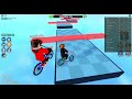 Speedrunning 1st world in obby but you're a bike