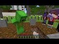 JJ and Mikey ANGEL Cycle : Birth to Death in Minecraft Maizen!