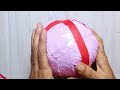 How to make football with balloons at home/DIY Football /homemade football /football making at home