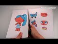 [ Paper Diy ] Decorate with Sticker Book 'Avatar World' ASMR