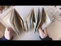 Junk journal with me: Adding signatures 'flip flop' journal style! 🌟