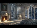 Regal Fireplace and Snowfall ASMR: Creating a Cozy Ambiance for Peaceful Night's Sleep