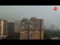Hurricane hits Russia – Streets are submerged under water in Moscow