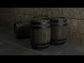Create a Realistic Wooden Barrel In Blender - Timelapse