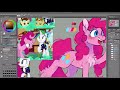 Curly Pinkie & Punk Rarity speedpaint