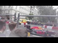 Daniel Ricciardo on the streets of Budapest 