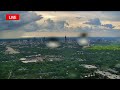 Line of thunderstorms moving over Atlanta sky | Live