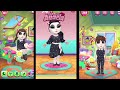I was adopted by  Wednesday Addams family | my talking angela 2 | gameplay#angela#adopted#subscribe