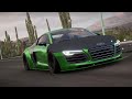 Rebuilding  Audi R8 coupe v10 Plus Quattro - Forza Horizon 5 Logitech G923 Gameplay