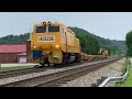 Herzog Weird Train!  Check Out This BIG Coal Train With DPU!  Radar Speed Check Middletown Ohio, USA