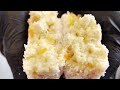 Very soft and sweet! Soft giant pumpkin rice cake making - Korean street food / 물없이 만드는 맷돌호박떡