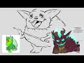 Drawing Neopets From Memory (With an ACTUAL Neopets ARTIST)