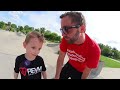 FATHER SON SKATEBOARDING! /New Smaller Board For Kids!