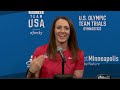 US Women's Olympic Gymnastic Trials press conference [RAW]