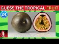 Guess The Tropical Fruit  In 5 seconds | Tropical Fruit Quiz | 30 Questions| | Quiz Haunted House