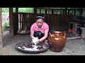 Harvesting Giant Bamboo Shoots / Preservation Process - Lý Thị Ca