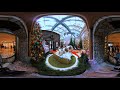 Bellagio Garden Las Vegas Holiday Display 2021 in 360