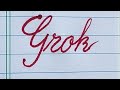 Modern Calligraphy Practice | Cursive Styles | English