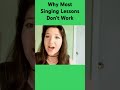 Why most singing lessons don't work #short #shorts #singing #howtosing #voicelessons #howtosing