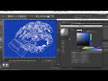 Cinema 4D Tutorial - Creating Blueprint Style Renders Using Sketch & Toon