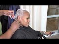 She went platinum | Perfect Platinum Pixie| she cut her locs off| platinum Pixie cut