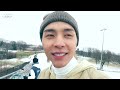 Sledding is Fun! A Fine Day in Chicago❄️ with YT, DY, MK | Johnny's Communication Center (JCC) Ep.37
