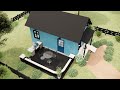 Smart Space Solutions: 4x7m Loft Small House with 2 Bedrooms