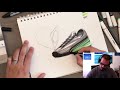 STEP BY STEP SNEAKER SKETCH