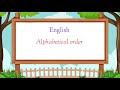 Alphabetical Order | Learn How To Arrange In Alphabetical Order Of First Letter & Second Letter