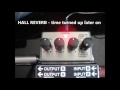 Boss RV-6 reverb pedal - 50% wet demo