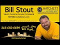 Santa Ad 2017 Bill Stout at Hatchett Hyundai West in Wichita, Kansas