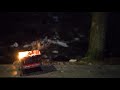 A bonfire at the camp site of Jakuchi Gorge / 4K / LEICA DG VARIO-SUMMILUX 10-25mm ( H-X1025 )